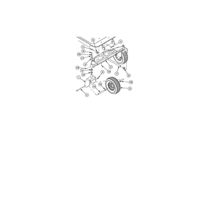Front Axle Diagram and Parts List for 17AI2ACP756  Cub Cadet Lawn Tractor